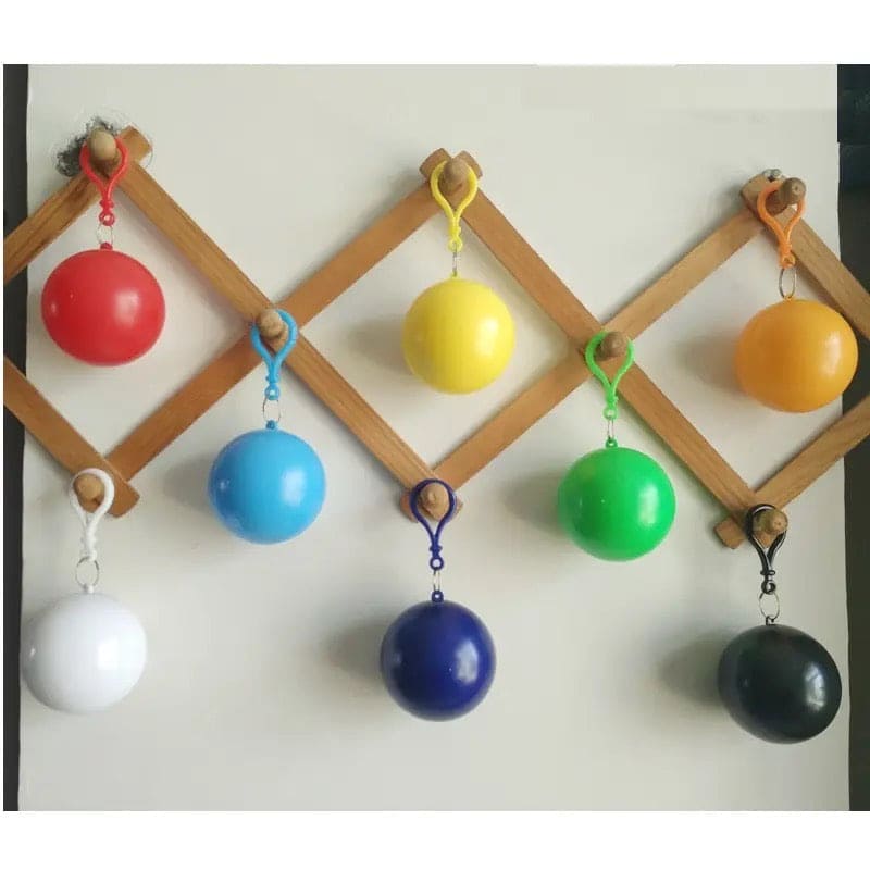 Convenient Portable Rain Ponchos Ball, Disposable Waterproof Raincoat Colorful Poncho With Hook, Disposable Poncho Unisex Transparent Hooded Raincoat, Outdoor Travel Plastic Ball Rain Jacket Convenient Portable Rain Ponchos Ball, Disposable Waterproof Raincoat Colorful Poncho With Hook, Disposable Poncho Unisex Transparent Hooded Raincoat, Outdoor Travel Plastic Ball Rain Jacket